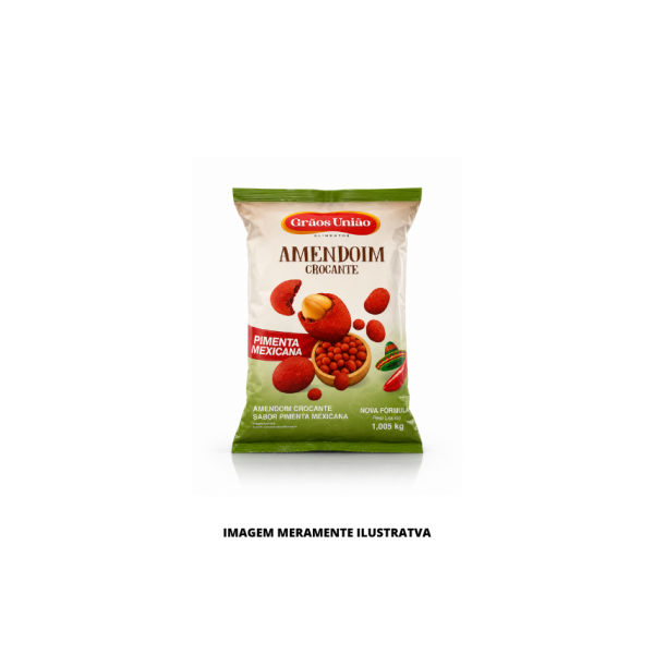 AMENDOIM - WANLU - 1Kg CROCANTE PIMENTA MEXICA